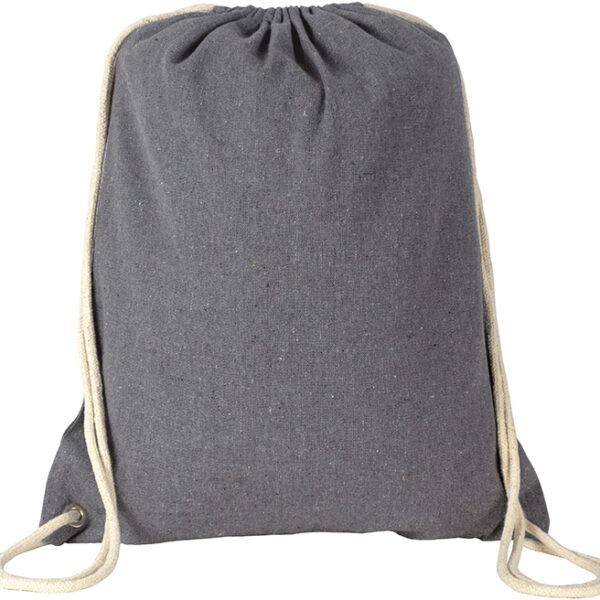B980820Newchurch20Drawstring20Demo20Lo20RGB.jpg Newchurch Eco Recycled Cotton 6.5oz Drawstring Rucksack