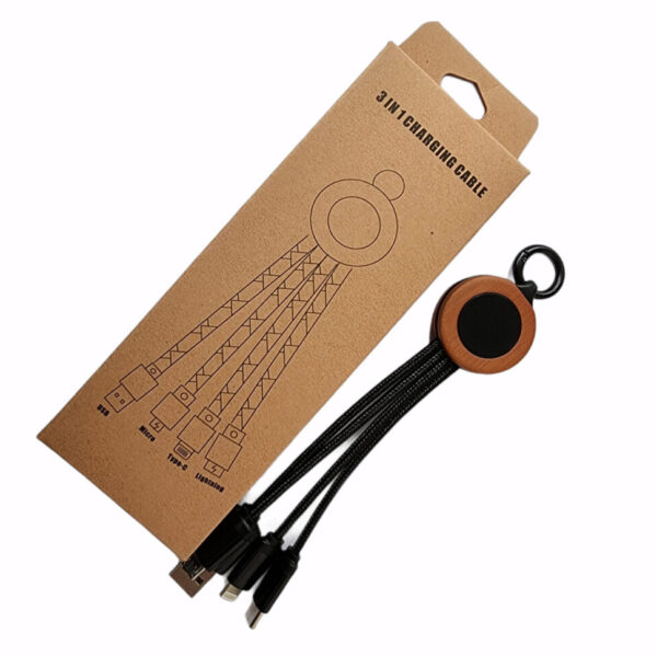 C30-1 C30 Bamboo - Multi Charging Cable