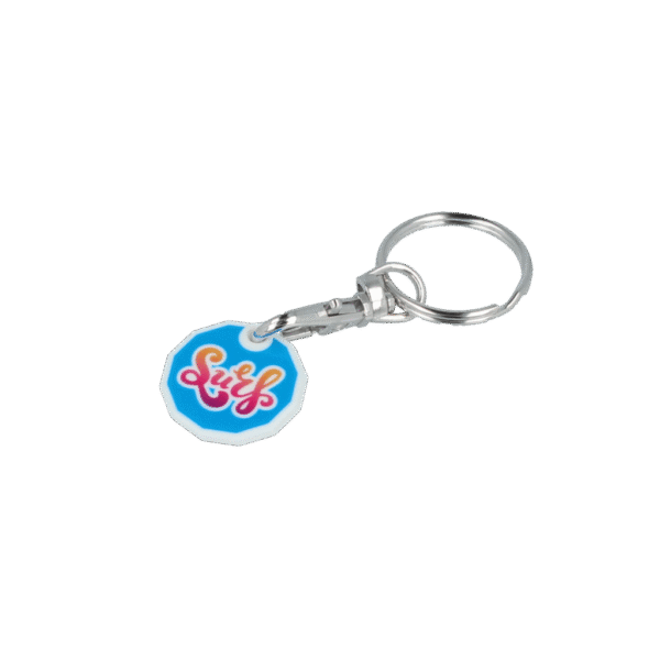 Trolley Coin Keyring