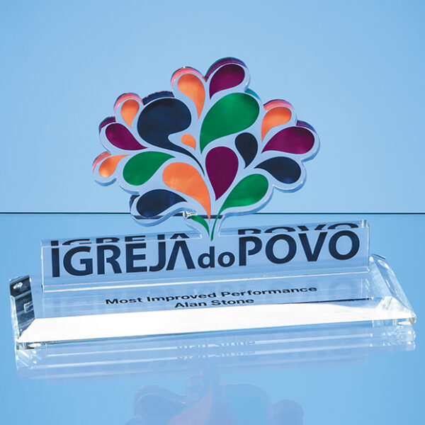 ACRY13-3 Acrystalic Bespoke Award - 15cm